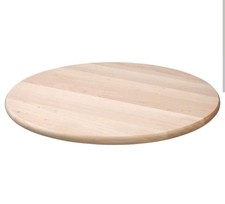 IKEA SNUDDA Lazy Susan Solid Wood Rotating Turntable Kitchen Table Tray 39 cm