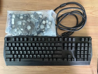 Alienware AW410K RGB Mechanical Keyboard Russian Keycaps + Original Set