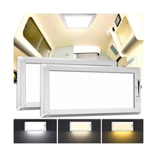 2 Pack RV Lights Interior,3 Color RV LED Super Bright Fixture,12V RV Ceiling ...