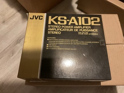 Vintage New Old In Box JVC KS-A102 Car Amplifier