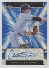 2019 Leaf Metal Draft Blue Wave 1/20 Christian Cairo #BA-CC3 Auto 03j5