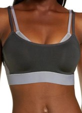 NWOT Natori Gray/Black Size 30D 32C Gravity Contour Underwire Sports Bra 752201