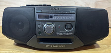 Sony CFD-V35 CD Radio Cassette Player Boombox. Mega Bass. Please Read.