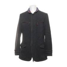 Etro, Mantel, Herren, Größe: M, Grau, Fischgräte, Tweed #kZV