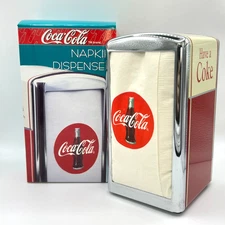 Vintage Coca-Cola Napkin Dispenser Have a Coke Diner Style Retro Collectible