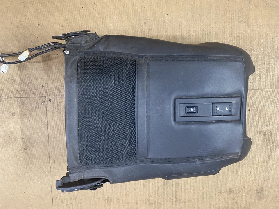 Nissan 350z 2003-2008 cojín asiento derecho parte superior trasero pasajero cuero negro Foto 4 de 4