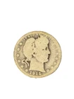 1915 P Barber Silver Quarter Good Condition U.S. 25c Type Coin - Estate