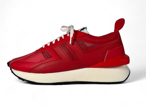 Lanvin Red Rubber Runner Sneakers size US 11, EU 44