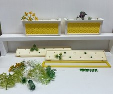 Barbie Dream House años 70 4 cajas de flores de repuesto, una puerta francesa y flores