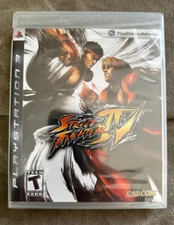 Street Fighter IV Sony PlayStation 3 First Edition Black Label Rare 2009 Mint