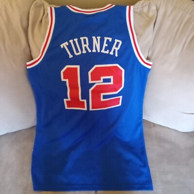 Evan Turner Philadelphia 76ers Sixers Jersey Sz M NBA Adidas