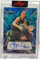 Sue Bird 2023 Leaf Vibrance BLUE Shimmer Autograph Auto#4/8 - WNBA Seattle Storm