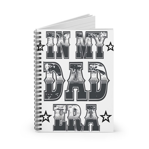 Vintage Dad Era Spiral Notebook - Ruled Line Diary Retro Gift 90s Inspired - Picture 3 of 5