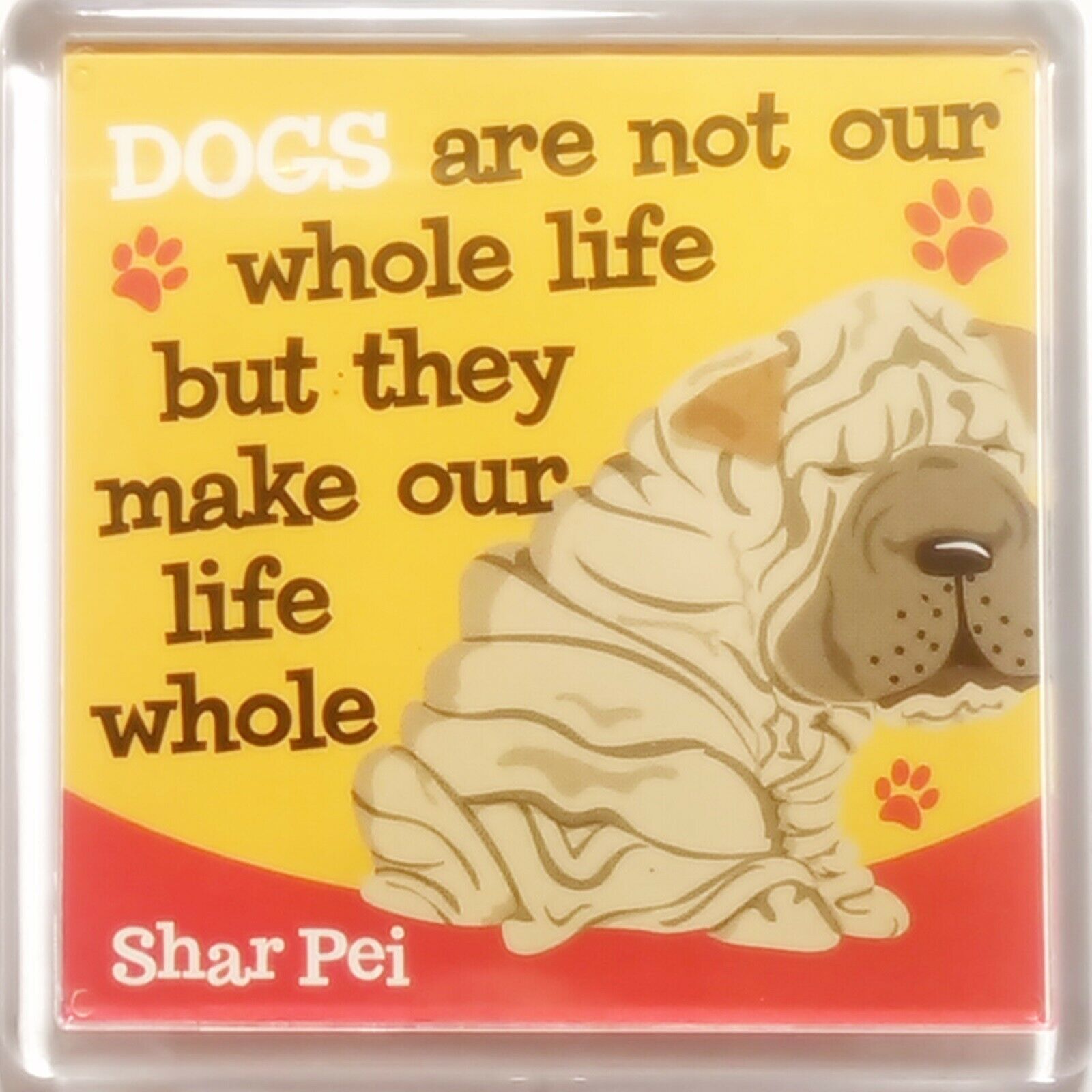 Wags & Whiskers Dog Magnet ""Shar-Pei"" by Paper Island