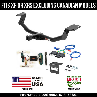 For 03-08 Matrix Trailer Hitch w/ 5 Pin Wiring Fit XR or XRS Exc Canadian Curt