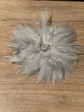 Grey Fluffy Sml Feathers Bundle Craft Millinery Supplies Trimmings Party Costume