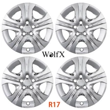 Set of 4 17" Chrome Wheel Covers R17 Full Rim Hub Caps for 2013-2018 Toyota RAV4