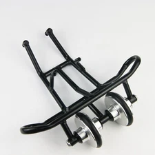 Rear Dual Wheel Bar Wheelie Bar Bumper for HPI Baja 5B 5T Rovan King Motor Buggy