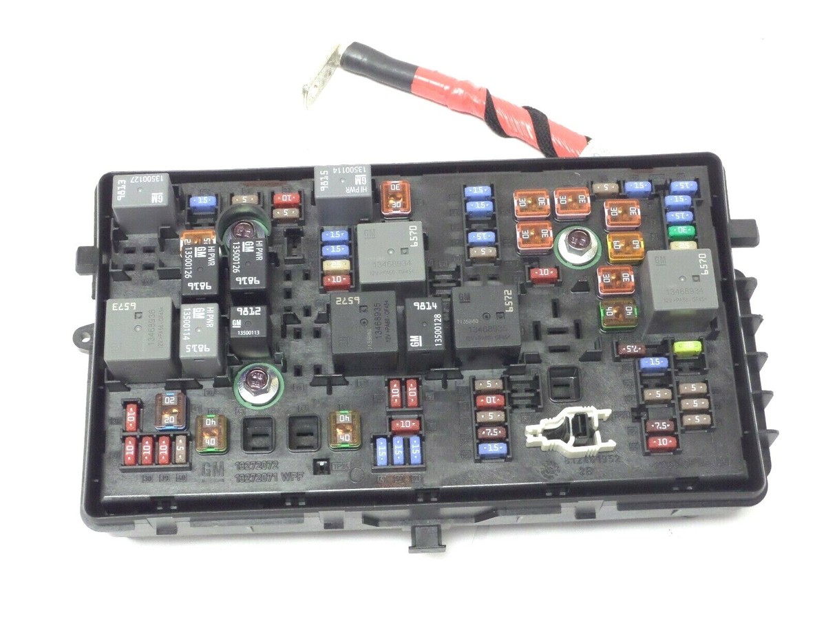 23418550 Fuse Block Box Complete Relay, Fuses, Battery Cable 2018