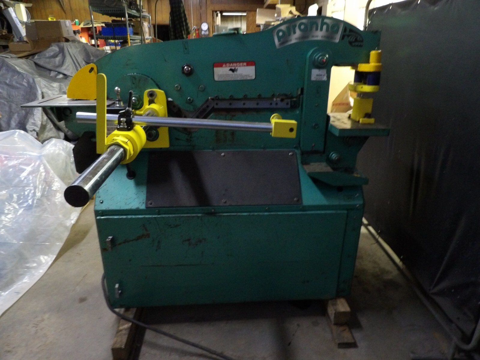 Piranha P50 Ton Ironworker 20082010 Model *With new set of punches and