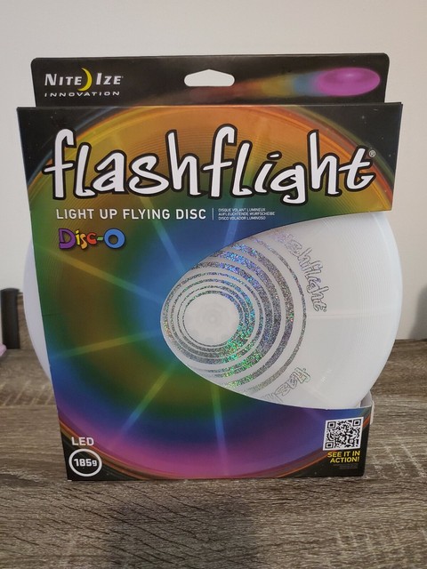 nite ize flashflight led light up flying disc