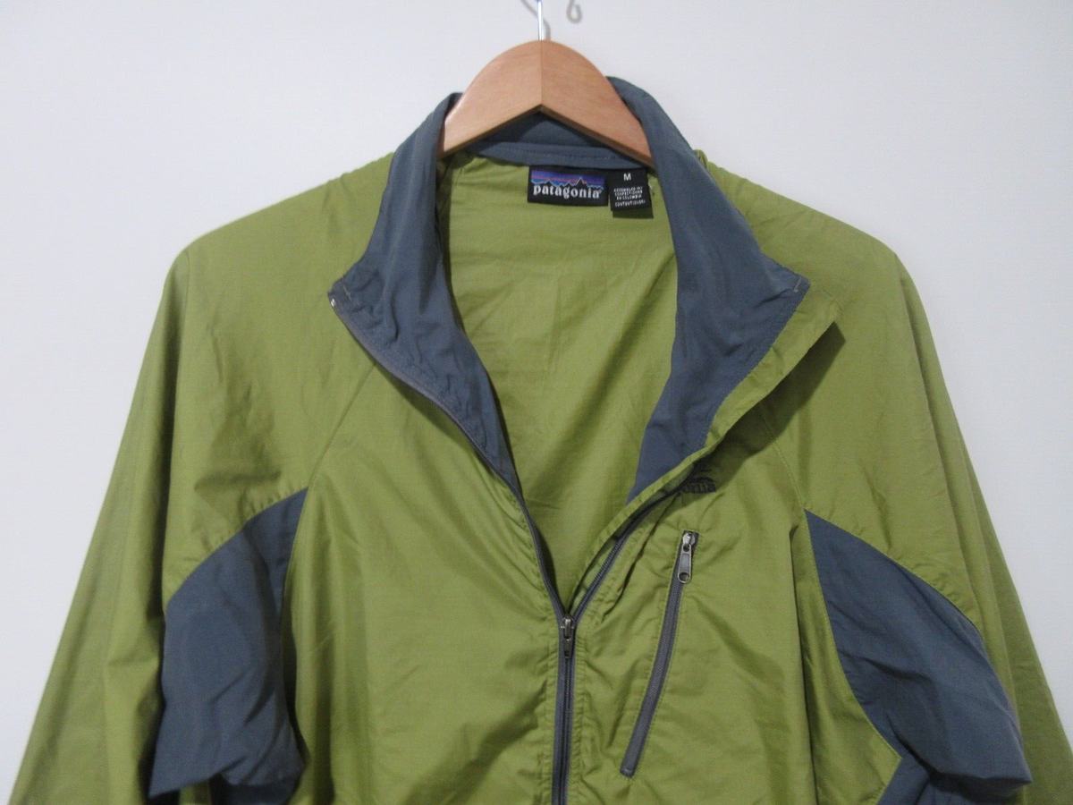 Sz M Vtg Y2K Patagonia WINDBREAKER Poly Soft Shell Jacket Men's