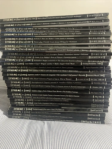FMR Franco Maria Ricci Art Magazines Lot Of 30; 1984-1989 English Editions