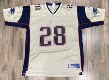 Vintage New England Patriots Corey Dillon #28 Gold XL Reebok NFL Jersey Rare