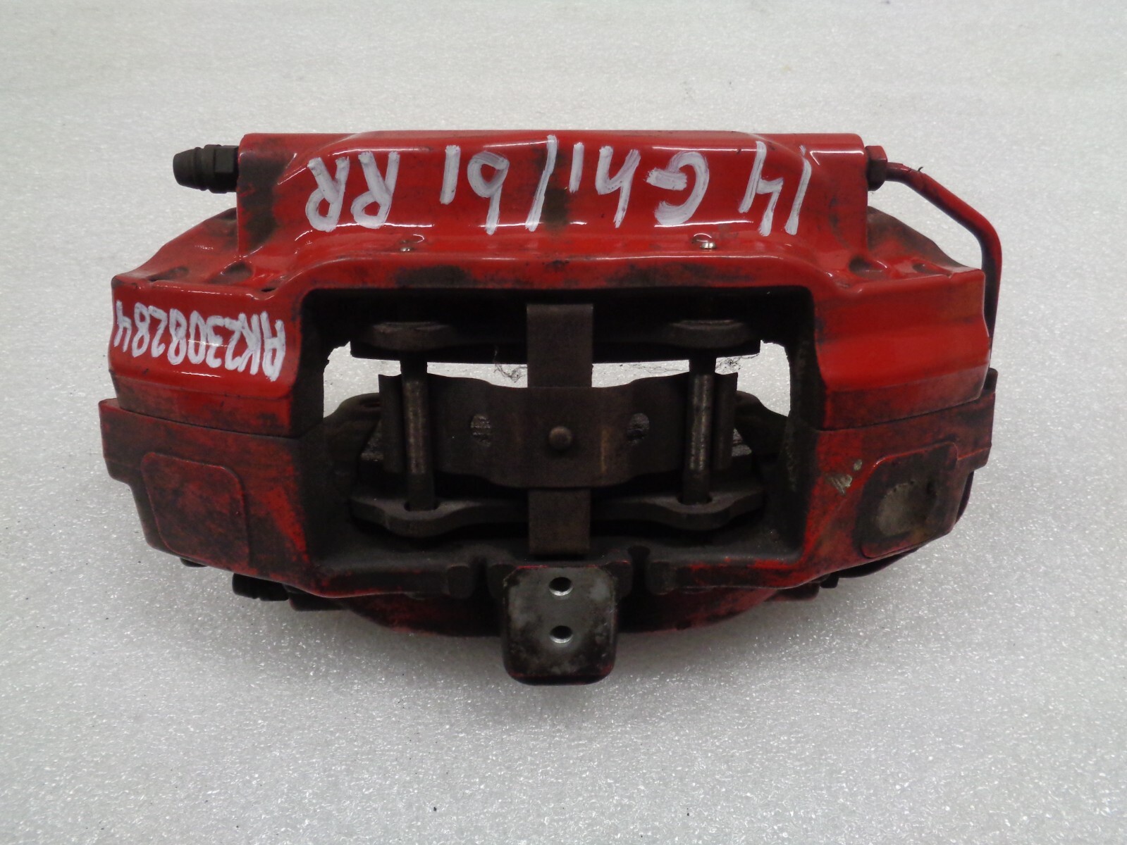 14-17 Maserati Ghibli AWD Rear Right Side Brembo Brake Caliper Red OEM AK2308284