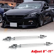 Adjustable Splitter Rod Front Bumper Lip Support Bar for Mazda speed3 6 RX CX MX