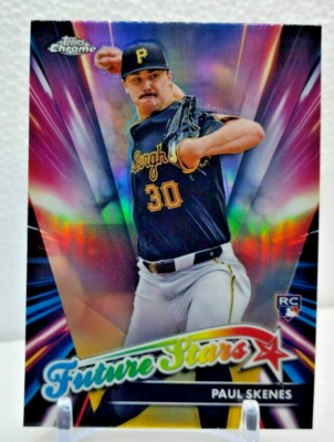 Paul Skenes Refractor Rookie 2024 Topps Chrome Update Future Stars