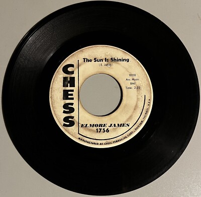ELMORE JAMES-THE SUN IS SHINING / I CAN'T HOLD OUT / CHESS PROMO / BLUES 45