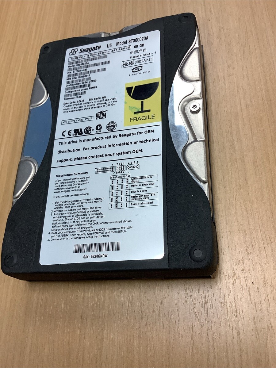 Seagate Medalist ST360020A 60GB Hard Disk Drive 9T7003-640