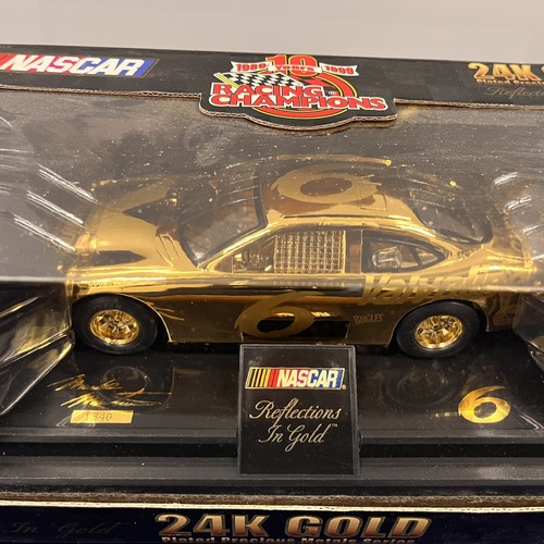 Racing Champions Nascar Diecast 1:24 Anniversary #6 24k Gold Plated Valvoline - Picture 2 of 6