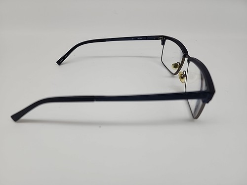 HELIO 4305 54/16/143 NAVY PISTOLA TORTUGA GUNMETAL FLEX BISAGRA GAFAS ITALIA - Imagen 5 de 11