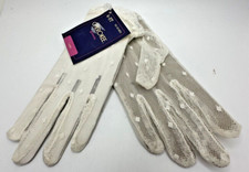 NWT Cherokee Ivory Lace Gloves girls 4-5T Formal Christening Easter Wedding