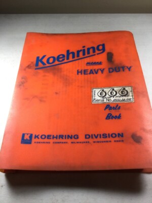 Bantam 666 Parts Catalog & Operators Manual Plus Service Section