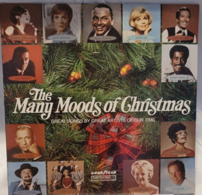 The Many Moods Of Christmas Great Songs By Great Artists Of Our Time 1973 LP 33