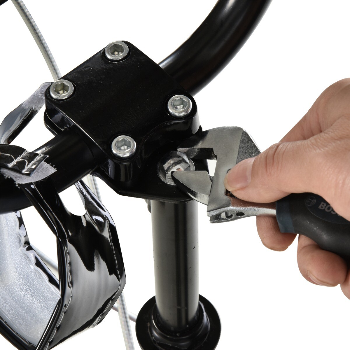 Dual Brake Kids Off Road Scooter Two Inflatable Tire Ride On Toy For Youth Teen