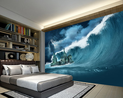 Store Rain Sky Clouds Full Wall Mural Photo Wallpaper Print Kids Home 3D Decal