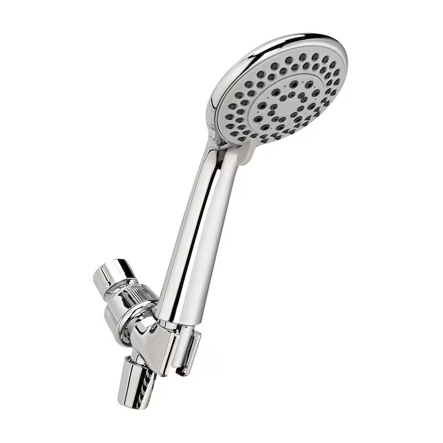 Handheld Shower Head 5 Spray Settings w/ 60" Hose 1.8 GPM Chrome Look