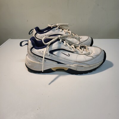 Nike Air Shoes Women's White Blue Cross Training, Tennis, Comfort size 