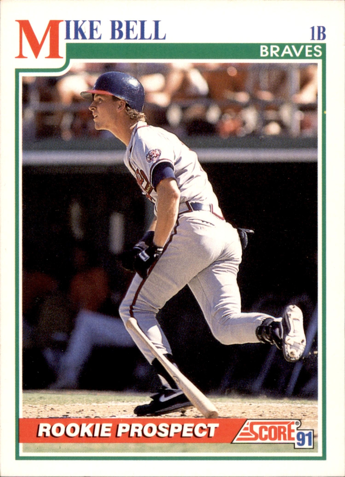 Mike Bell #375 1991 Score
