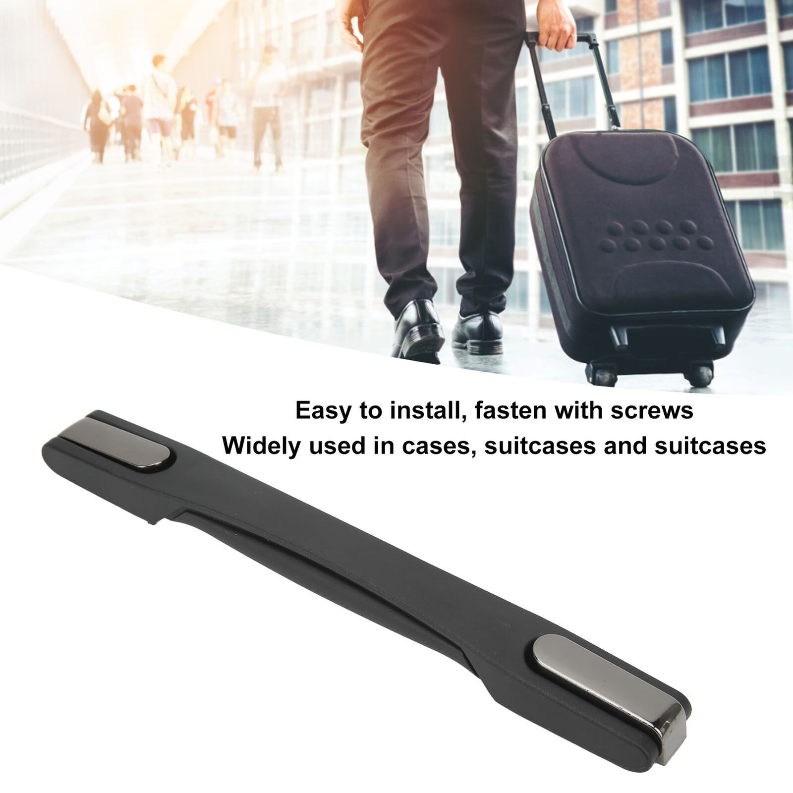 Durable Plastic Suitcase Replacement Luggage Carry Handle  -image