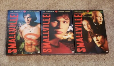 Smallville The Complete First, Second, & Third Seasons DVD Sets 1, 2, 3