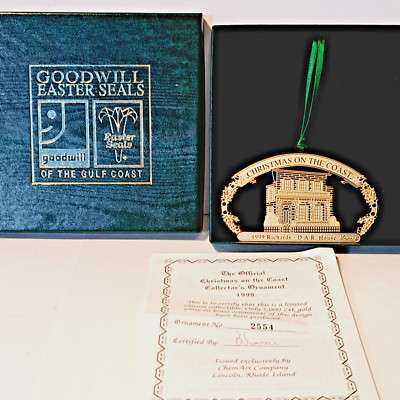 1999 Christmas on the Coast  Ornament  Richards D.A.R.  Goodwill Easter Seals