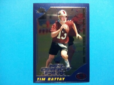 2000 Topps Chrome Football #231 0807/1650 Tim Rattay RC San Francisco ...