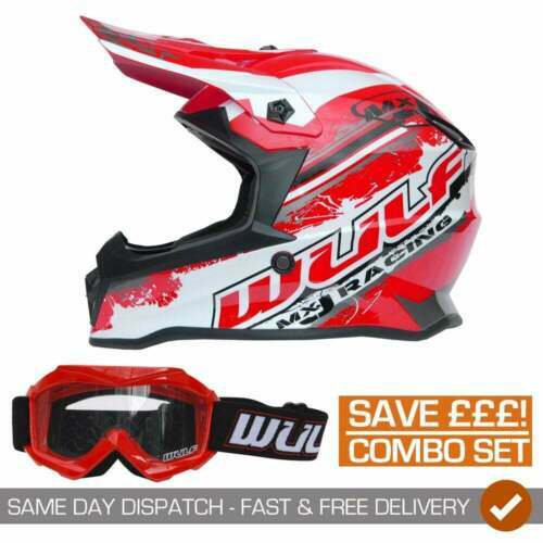 Casco Cross WULFSPORT Pro Nero E Bianco – La Casa Del Motociclista - Foto 4