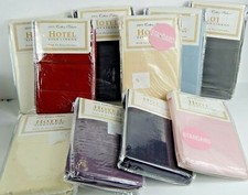 Hotel Fine Linens 100 Cotton Pillowcases Size Color Choice Available
