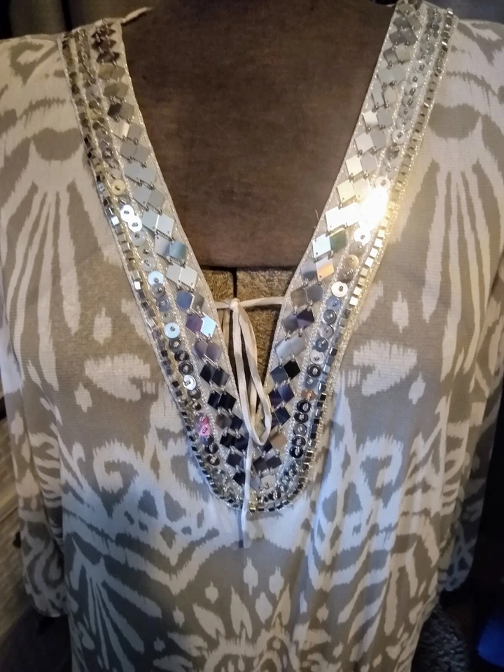 International Concepts Blouse Size M Armpits 26 Shoulder Down 27 In Bottom 23 In - Image 2 of 4